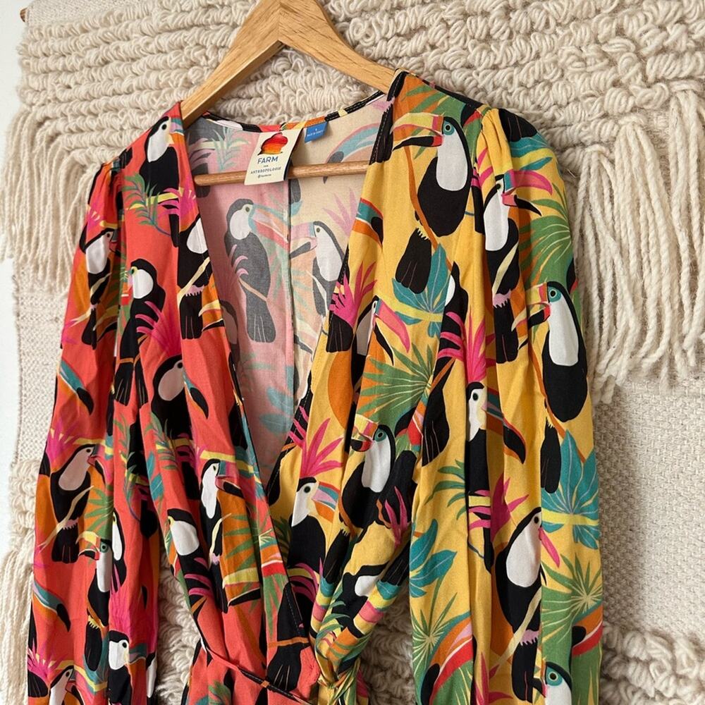 Farm Rio Rainforest Wrap Blouse - Picture 2 of 9